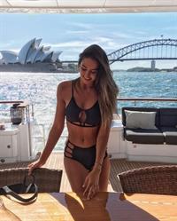 Carol Chafauzer in a bikini