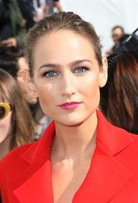 Leelee Sobieski at Christian Dior fashion show Paris 9/28/12 