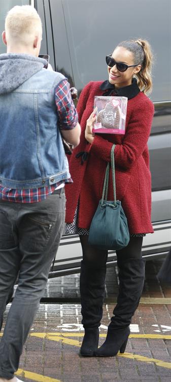 Leona Lewis Real Radio in Manchester - September 19, 2012 