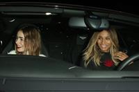 Lily Collins Hakkasan restaurant candids in Beverly Hills, October 10, 2013 