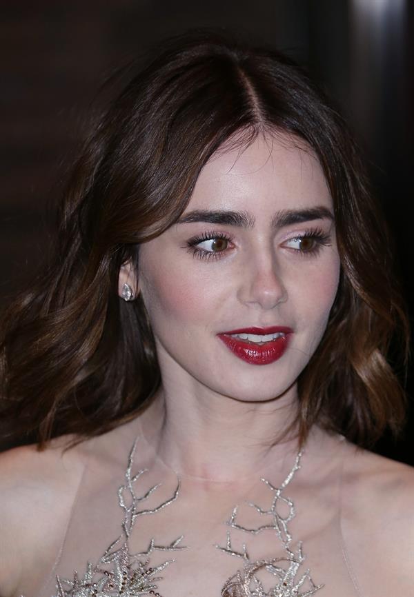 Lily Collins Glamour Magazine 23rd Annual Women Of The Year Gala in New York, Nov. 11, 2013 