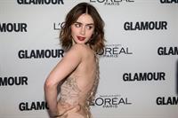 Lily Collins Glamour Magazine 23rd Annual Women Of The Year Gala in New York, Nov. 11, 2013 