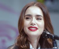 Lily Collins WonderCon Anaheim 2013 Day 2 on Mar. 30, 2013 