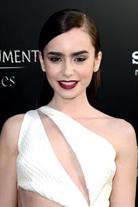 Lily Collins The Mortal Instruments City Of Bones Premiere LA 8/12/2013 