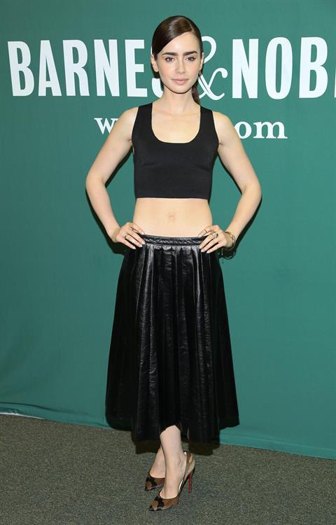 Lily Collins Seventeen Magazine September Cover Issue Celebration - New York, Aug. 6, 2013 