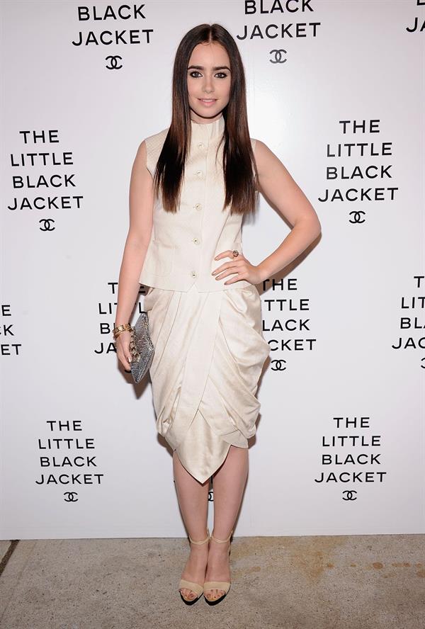 Lily Collins - CHANEL's The Little Black Jacket Event in New York City (June 6, 2012)