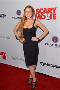 Lindsay Lohan Scary Movie 5 premiere in Hollywood on April 11, 2013