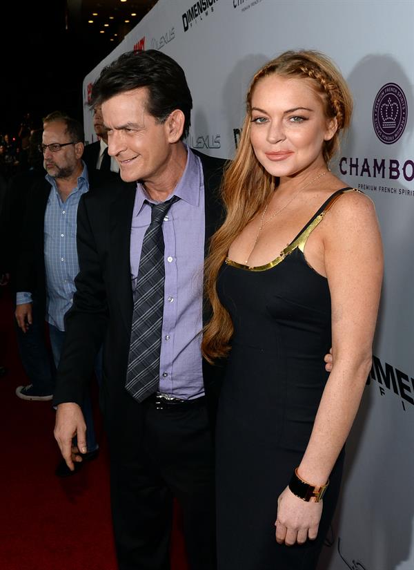Lindsay Lohan Scary Movie 5 premiere in Hollywood on April 11, 2013