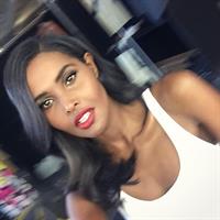 Ubah Hassan taking a selfie