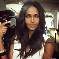 Ubah Hassan taking a selfie