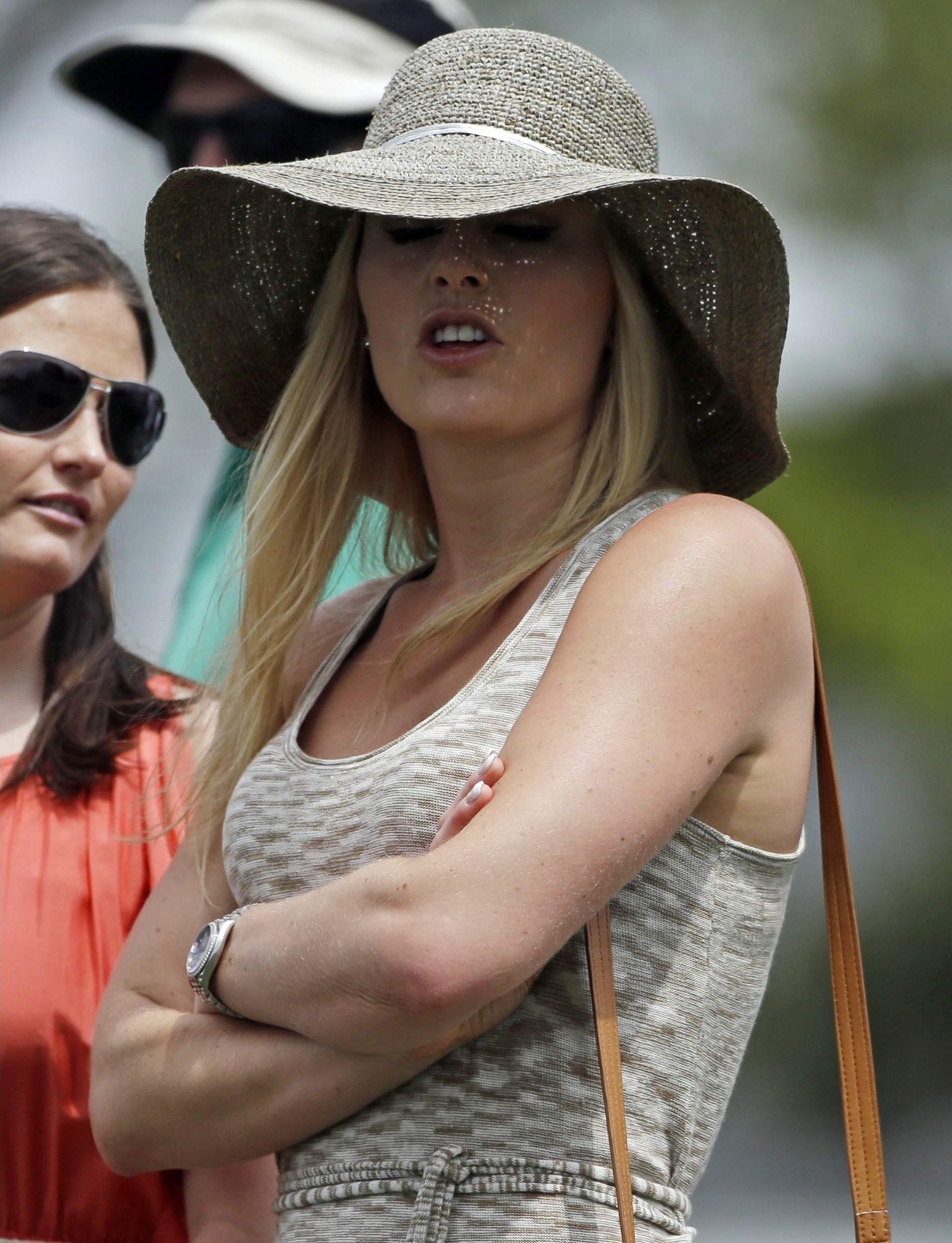 Lindsey Vonn First round of the 2013 Masters Tournament at Augusta National Golf Club 11.04.13 
