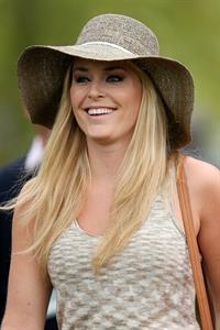 Lindsey Vonn First round of the 2013 Masters Tournament at Augusta National Golf Club 11.04.13 