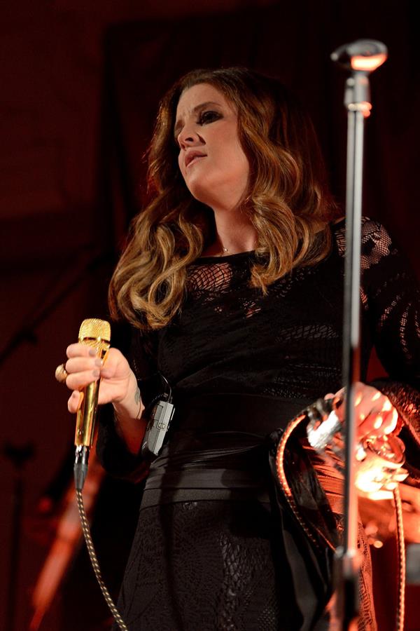 Lisa Marie Presley Performs on stage at Bush Hall in London, England (October 4, 2012) 