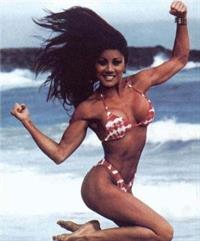 Kiana Tom in a bikini