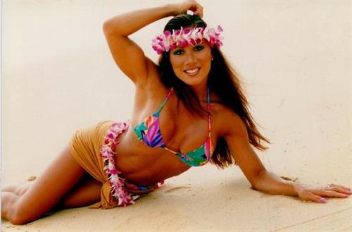 Kiana Tom in a bikini