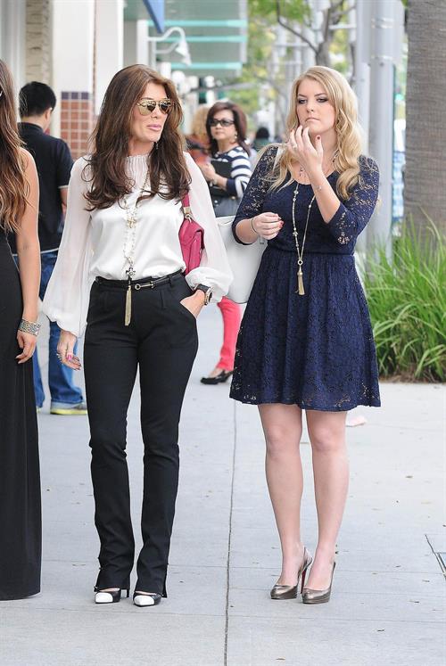 Lisa Vanderpump Pictures Lisa Vanderpump Spotted with daughter Pandora while shopping in Beverly Hills (May 9, 2013)