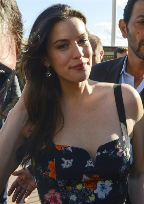 Liv Tyler Leaves the La Mandala Beach Club in Cannes on May 17, 2013