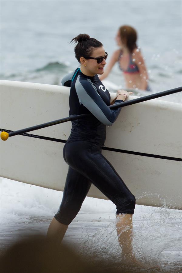 Liv Tyler - wetsuit candids in Hawaii 1/2/13  