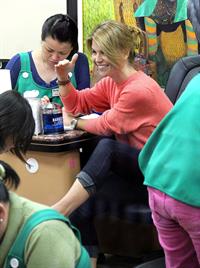 Lori Loughlin at a salon in Beverly Hills 1/28/13 