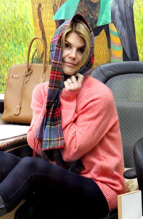 Lori Loughlin at a salon in Beverly Hills 1/28/13 