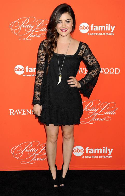 Lucy Hale “Pretty Little Liars” Halloween Episode screening in Hollywood, October 15, 2013 