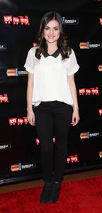 Lucy Hale Power Holiday Smiles campaign NY 11/20/12 