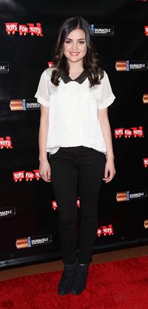 Lucy Hale Power Holiday Smiles campaign NY 11/20/12 