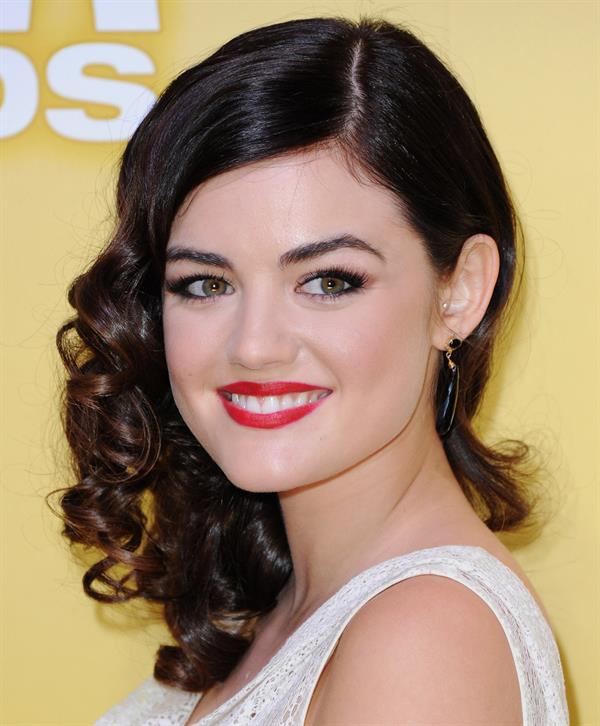 Lucy Hale 46th annual CMA awards in Nashville 11/1/12