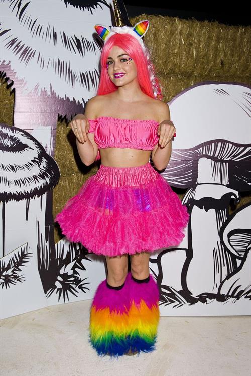 Lucy Hale 2012 Just Jared Halloween party in Hollywood 10/27/12