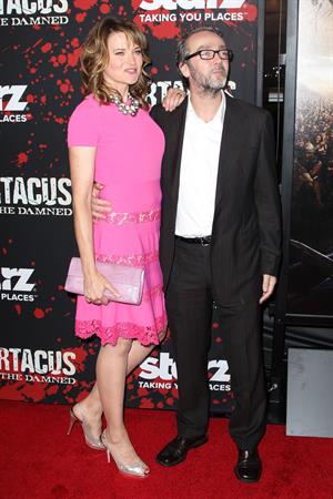 Lucy Lawless U.S.Premiere Screening of Spartacus War of the Damned' at Regal Cinemas in LA on January 22, 2013