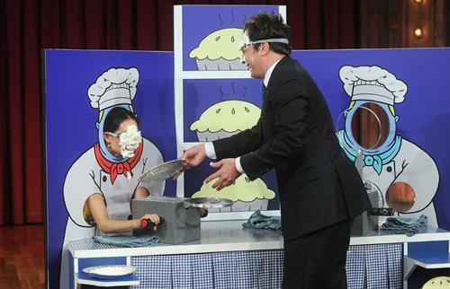 Lucy Liu Pictures Lucy Liu Late Night with Jimmy Fallon in NYC 1/29/13