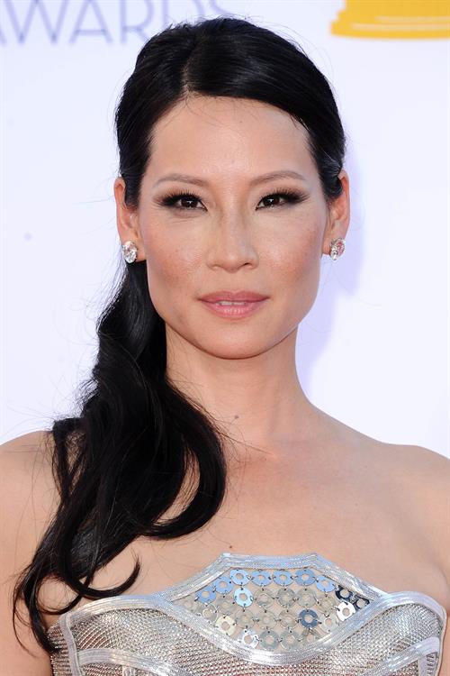 Lucy Liu - 64th Primetime Emmys Nokia Theatre LA Sept 23 2012