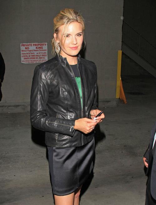 Maggie Grace  Greeting fans and signing autographs after filming a TV show in Hollywood - October 1, 2012 
