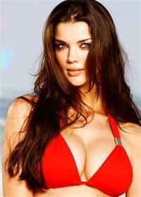 Natasha Barnard in a bikini