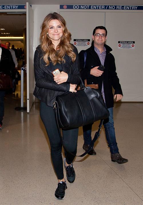 Maria Menounos Pictures Maria Menounos – LAX airport arrival in LA 10/15/13