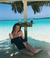 Larsen Thompson in a bikini