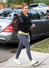 Maria Menounos at the gym in Los Angeles 11/16/12 