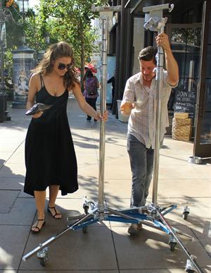 Maria Menounos  At LA Piazza at the Grove in LA 24.09.12 