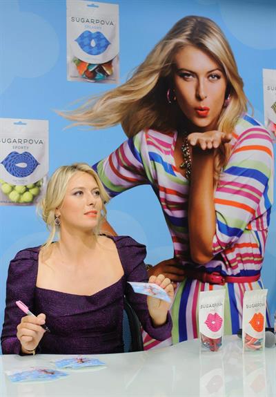 Maria Sharapova  Sugarpova Candy Launch in Moscow  April 29, 2013 