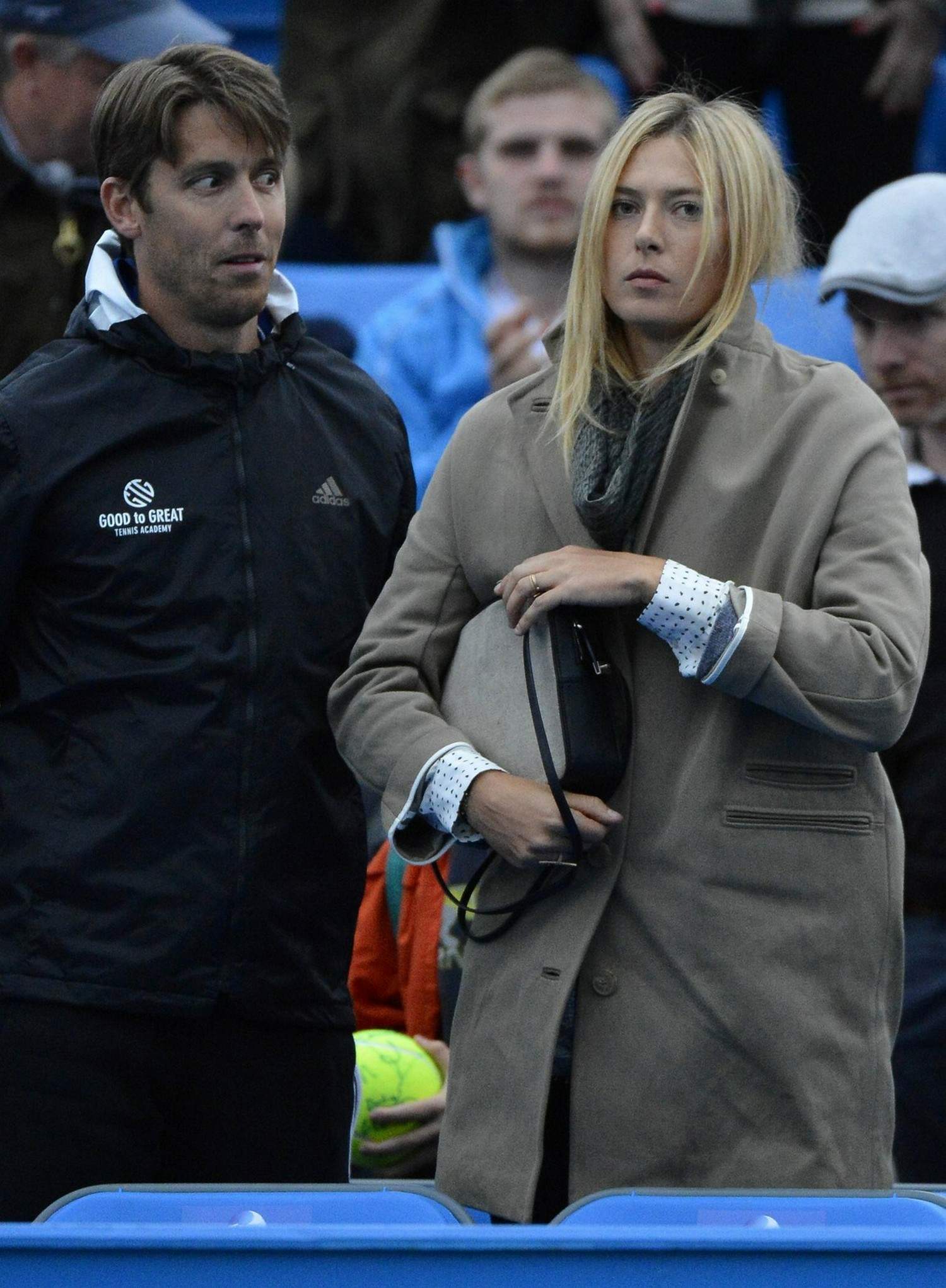 Maria Sharapova Watches her boyfriend on day one of the AEGON Championships at Queens Club in London - June 10, 2013 
