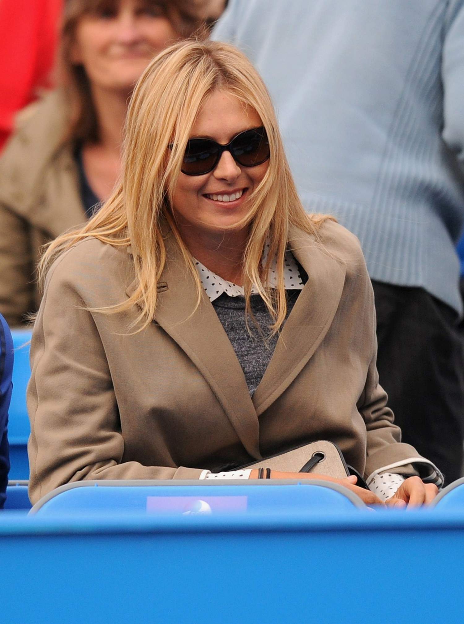 Maria Sharapova Pictures Maria Sharapova Watches her boyfriend on day one of the AEGON Championships at Queens Club in London - June 10, 2013