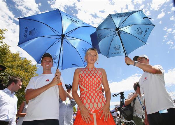 Maria Sharapova 'Sugarpova' launch at Crown Entertainment Complein Melbourne January 11, 2013 