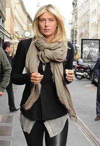 Maria Sharapova Giorgio and Roberta Armani meet tennis star Maria Sharapova at Armani's palace. November 30, 2012 