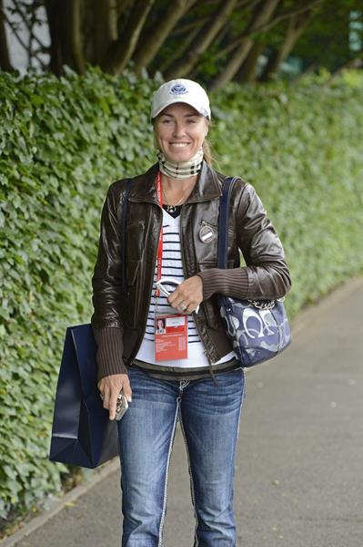 Martina Hingis Outside Wimbledon Lawn Tennis Club in London June 24, 2013 