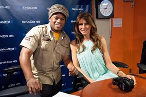 Melania Trump Visits SiriusXM Studios (May 31, 2012) 