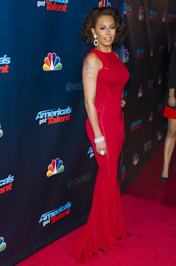 Melanie Brown  America's Got Talent  Season 8 Pre-Show Red Carpet Event - New York, Sep. 17, 2013 