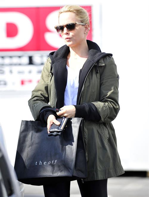 Mena Suvari - Out and about in Beverly Hills on February 21, 2013