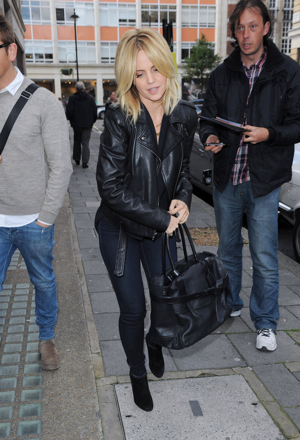 Mena Suvari outside the BBC Radio One studios October 4, 2012 