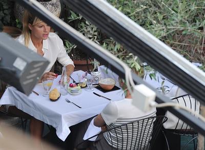 Michelle Hunziker out in Milani August 30, 2013 