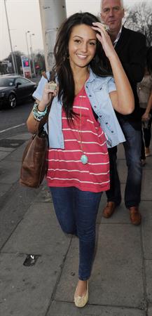 Michelle Keegan before the Wanted Concert March 28, 2011
